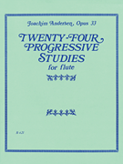 24 PROGRESSIVE STUDIES OP 33 FLUTE cover